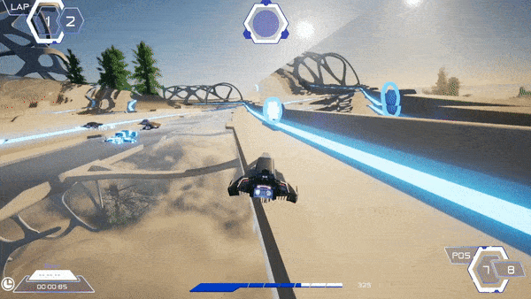 Pay attention to the AI using toggle levitation or its shield to avoid getting stunned by the obstacle. It demonstrates the Obstacle Avoidance System well.